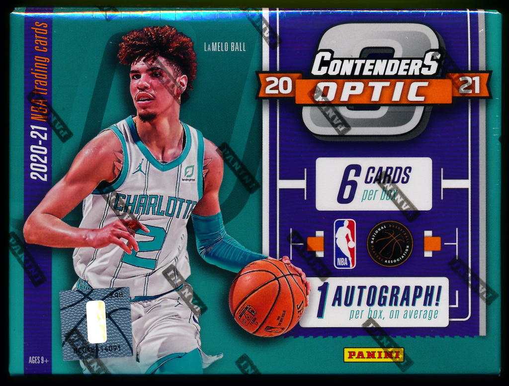 202021 Contenders Optic Basketball Hobby Box MVP Sports Cards