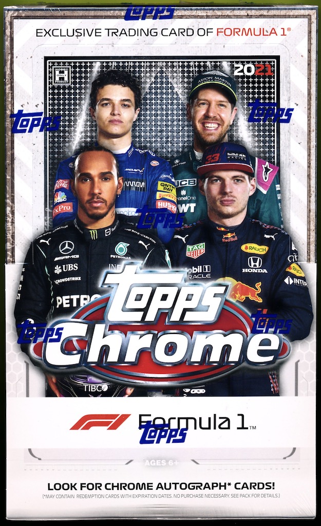 2021 Topps Chrome Formula 1 Racing Hobby Box | MVP Sports Cards