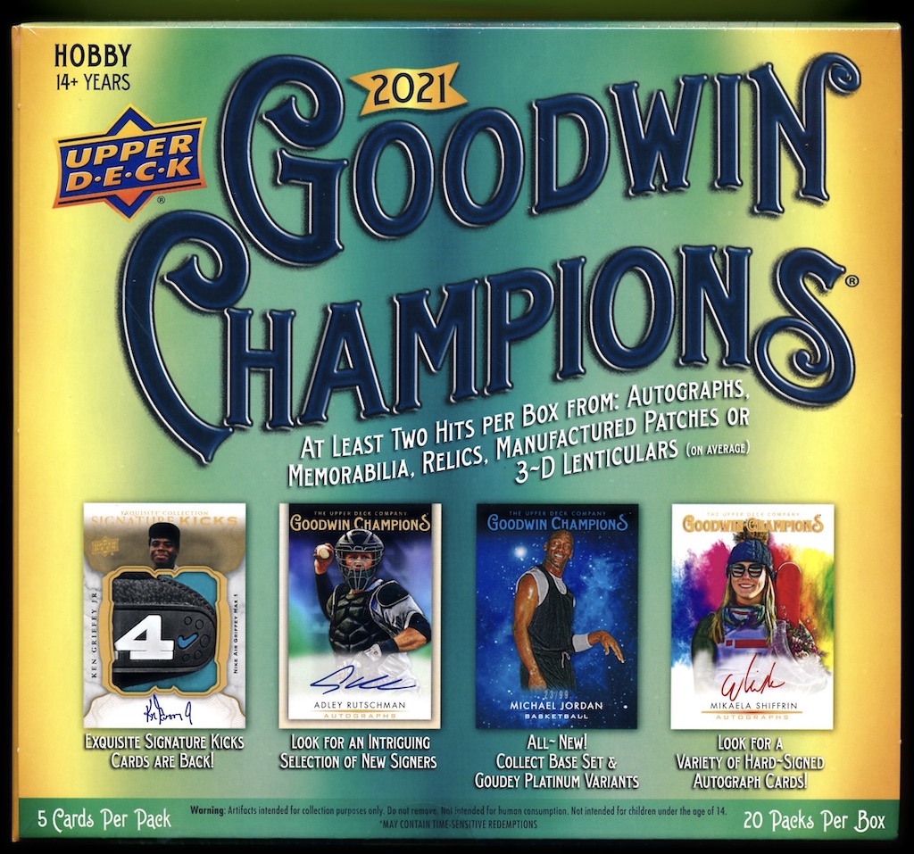 2021 Upper Deck Goodwin Champions Hobby Box | MVP Sports Cards