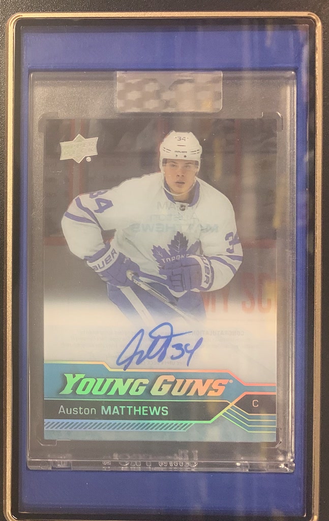 Great pull Brody 2019 20 UD Clear Cuts Austin Mathews Young Guns