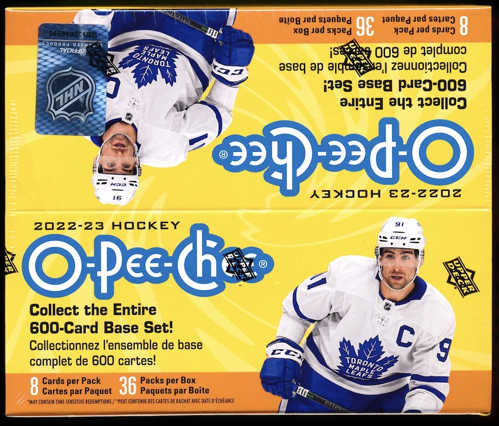 2022/23 Upper Deck O-Pee-Chee Hockey Hobby Box