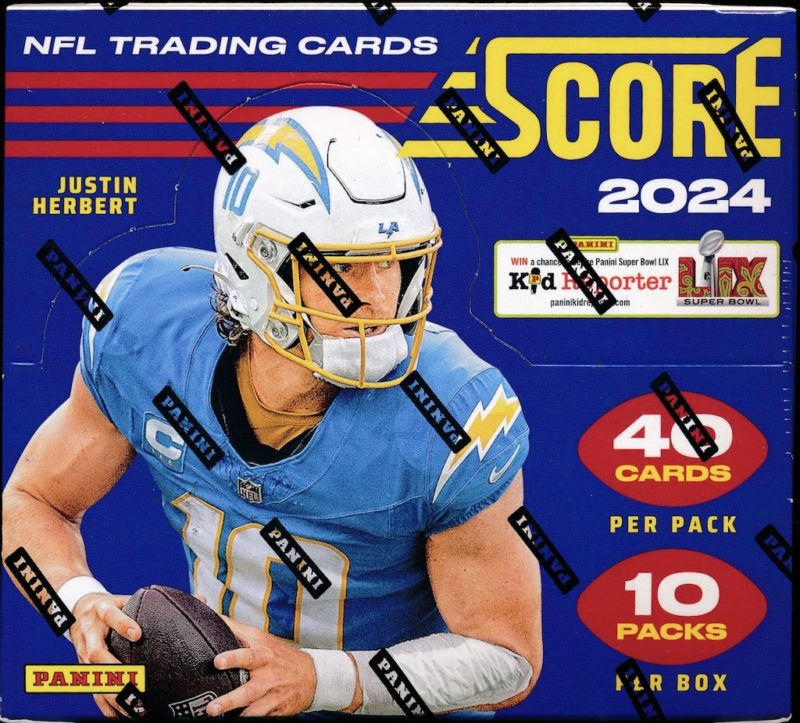 2024 Panini Score Football Hobby Box MVP Sports Cards